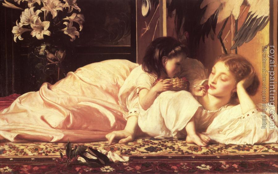 Lord Frederick Leighton : Mother and Child